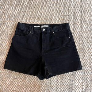Mango Black Denim Women's Shorts